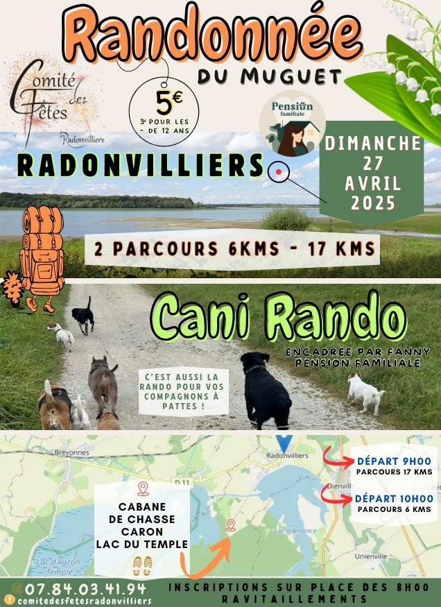2025 04 27 - Randonnée du Muguet - Radonvilliers.jpg © Comité des Fêtes de Radonvilliers