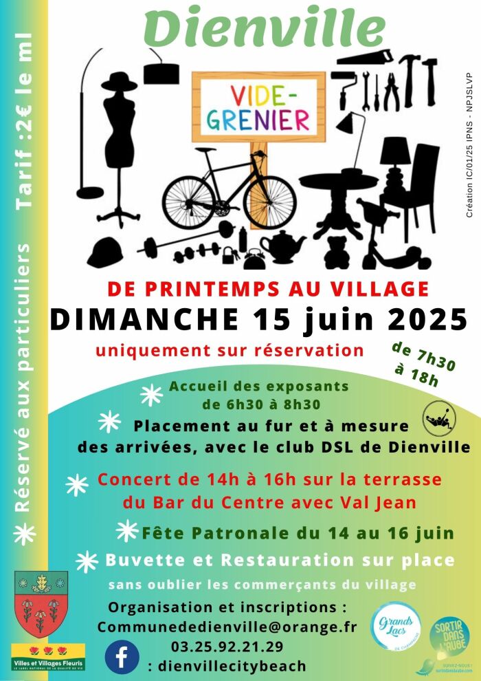 2025 06 14 au 16 - Fête patronale - Dienville.jpg © Dienville City Beach