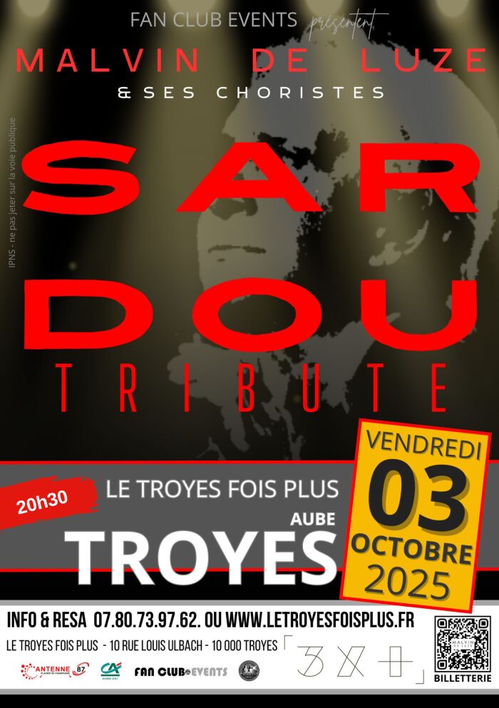 Sardou Tribute par Malvin de Luze_Troyes Fan Club Events