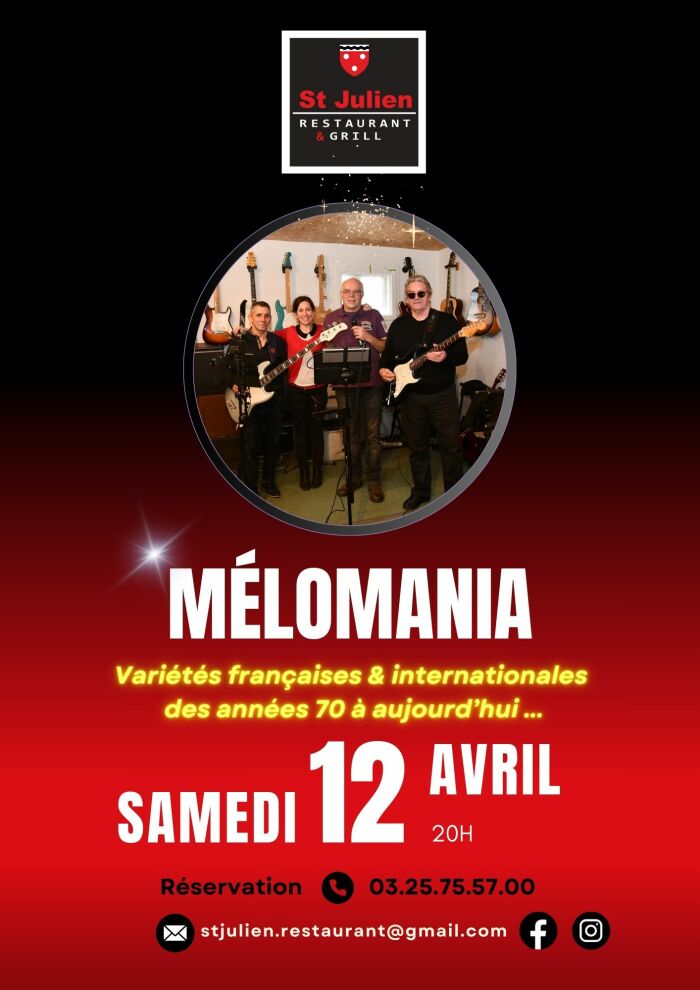 affiche soirée concert ©stJulien