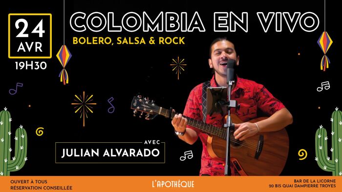 Visuel colombia en vivo © L'Apothèque Bar