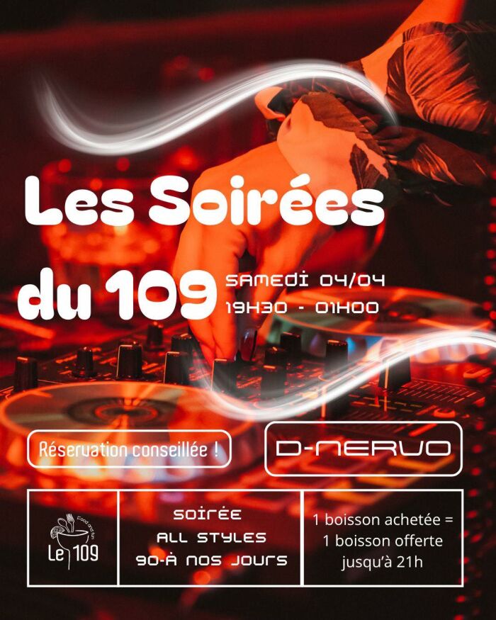 Soirée années 90-2010 au 109_Sainte-Savine Le 109