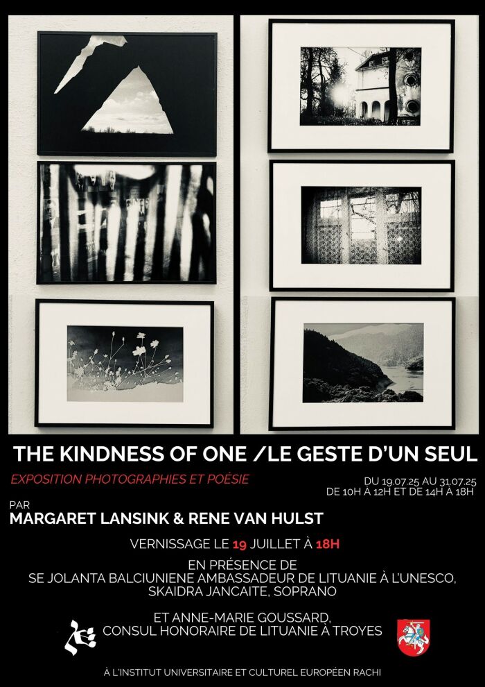 Exposition photographique « The kindness of one »_Troyes Institut Rachi