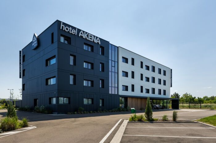 Vue de l'extérieur Hôtel Akena Troyes/La Chapelle St Luc