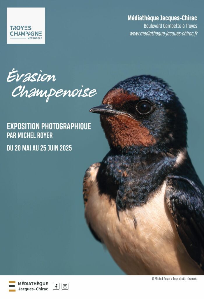 Affiche exposition évasion champenoise © Michel Royer / Tous droits réservés