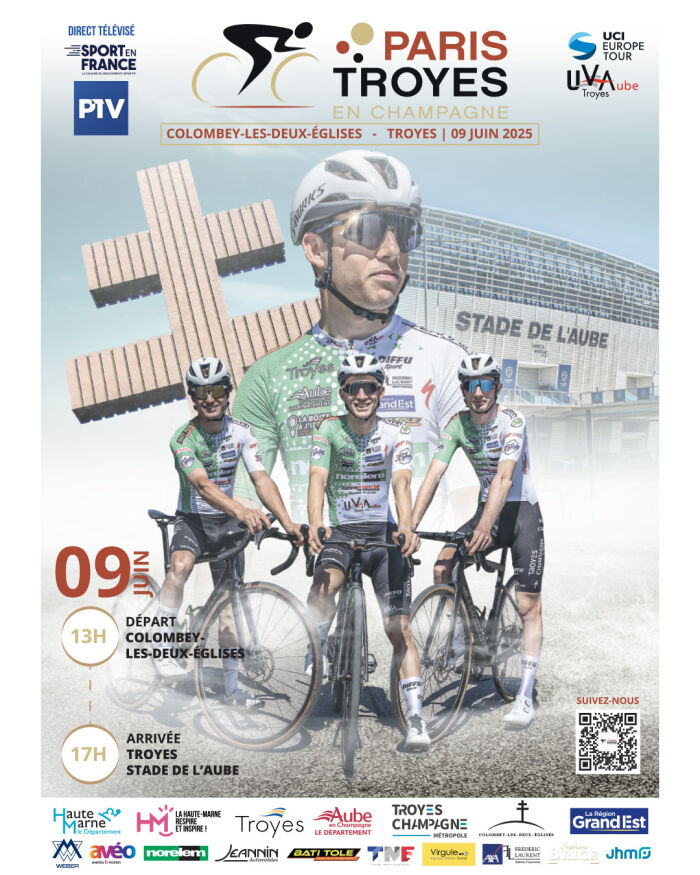 affiche course paris troyes © Belair Clap