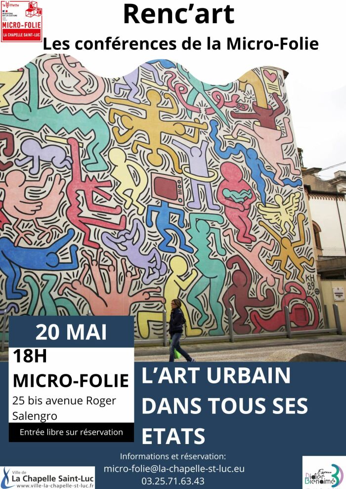 affiche renc'art Micro-Folie - Ville de La Chapelle Saint-Luc