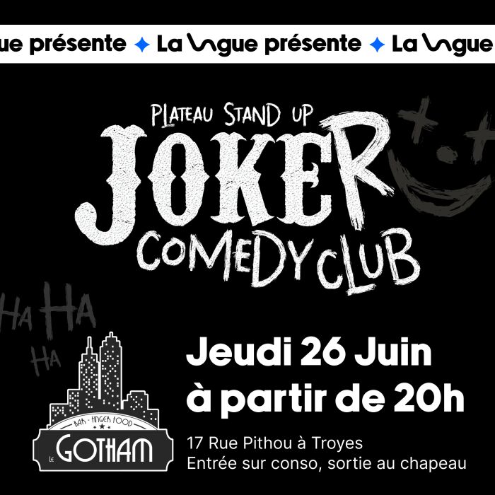 affiche joker comedy club La Vague
