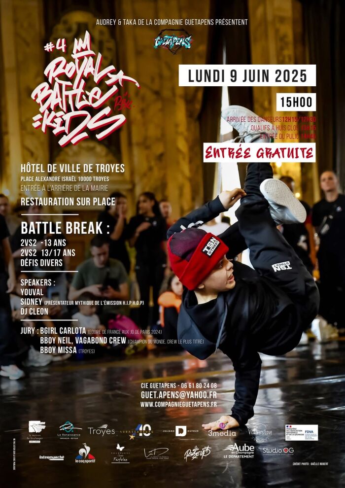 affiche royal battle kids © Gaëlle Robert