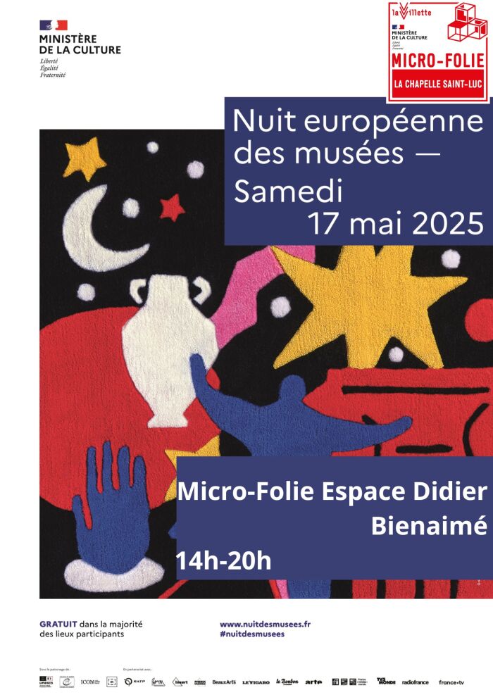 Micro-Folie : Nuit des Musées 2025_La Chapelle-Saint-Luc Clotilde Puy & studio graphique Pekelo