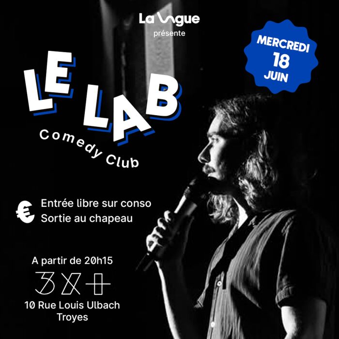 affiche lab comedy club La Vague